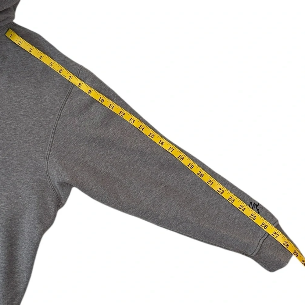 Air Jordan Heavy Gray Fleece Jumpman Hoodie Sweatshirt Embroidered Signature XL - Picture 12 of 12